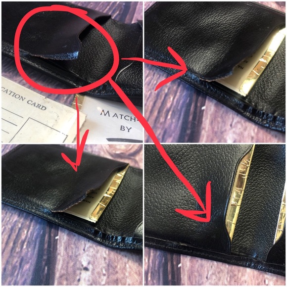 LAST CHANCE‼️Vintage Rumpp Black Cowhide Wallet - Picture 8 of 8